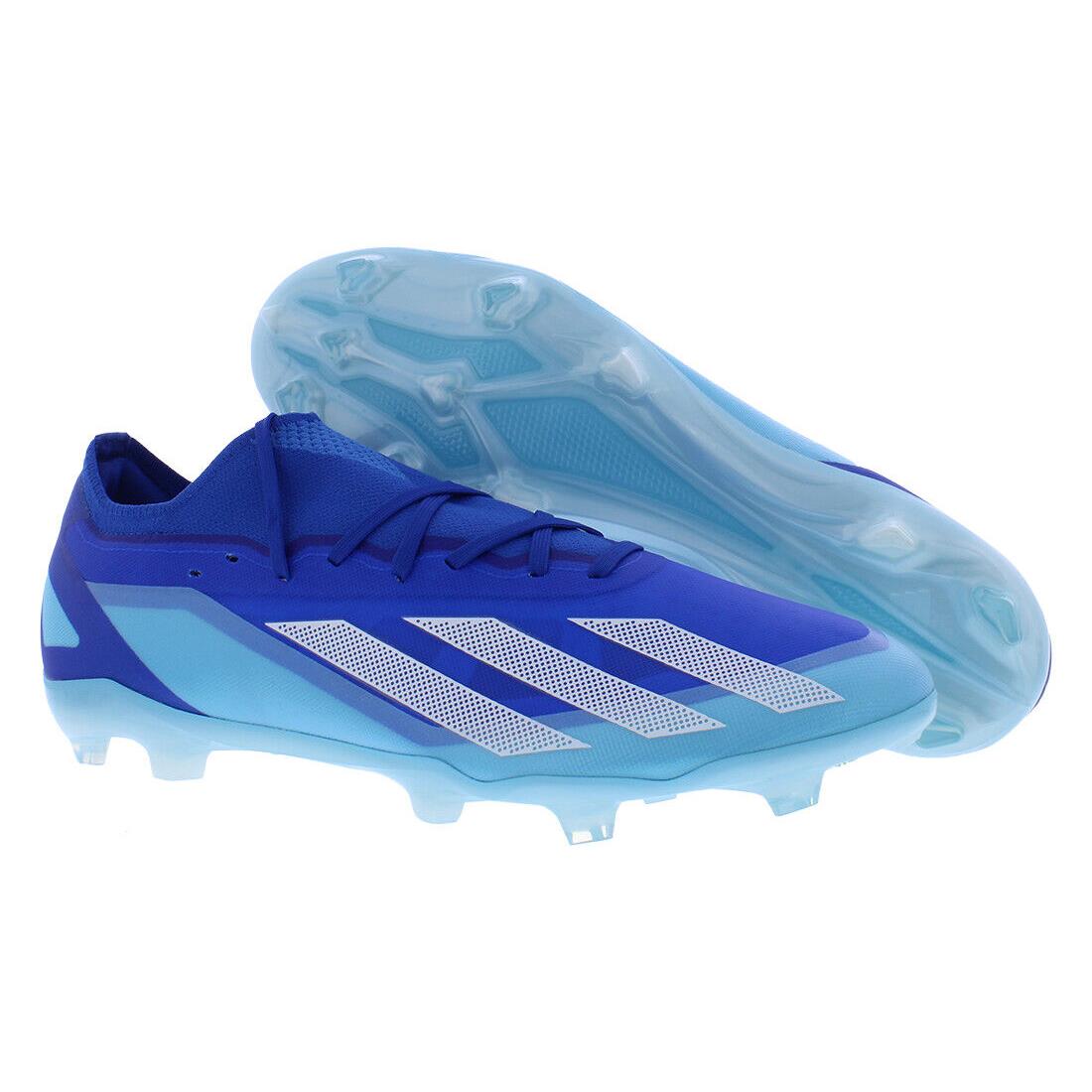 Adidas X Crazyfast.2 FG Unisex Shoes Size 13 Color: Bright Royal/cloud - Bright Royal/Cloud White/Solar Red, Main: Blue