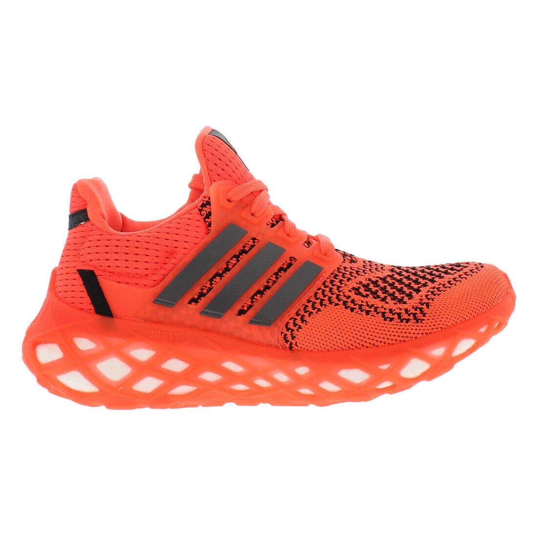 Adidas Ultraboost Dna Web Boys Shoes Size 4.5 Color: Orange/black - Orange/Black, Main: Orange