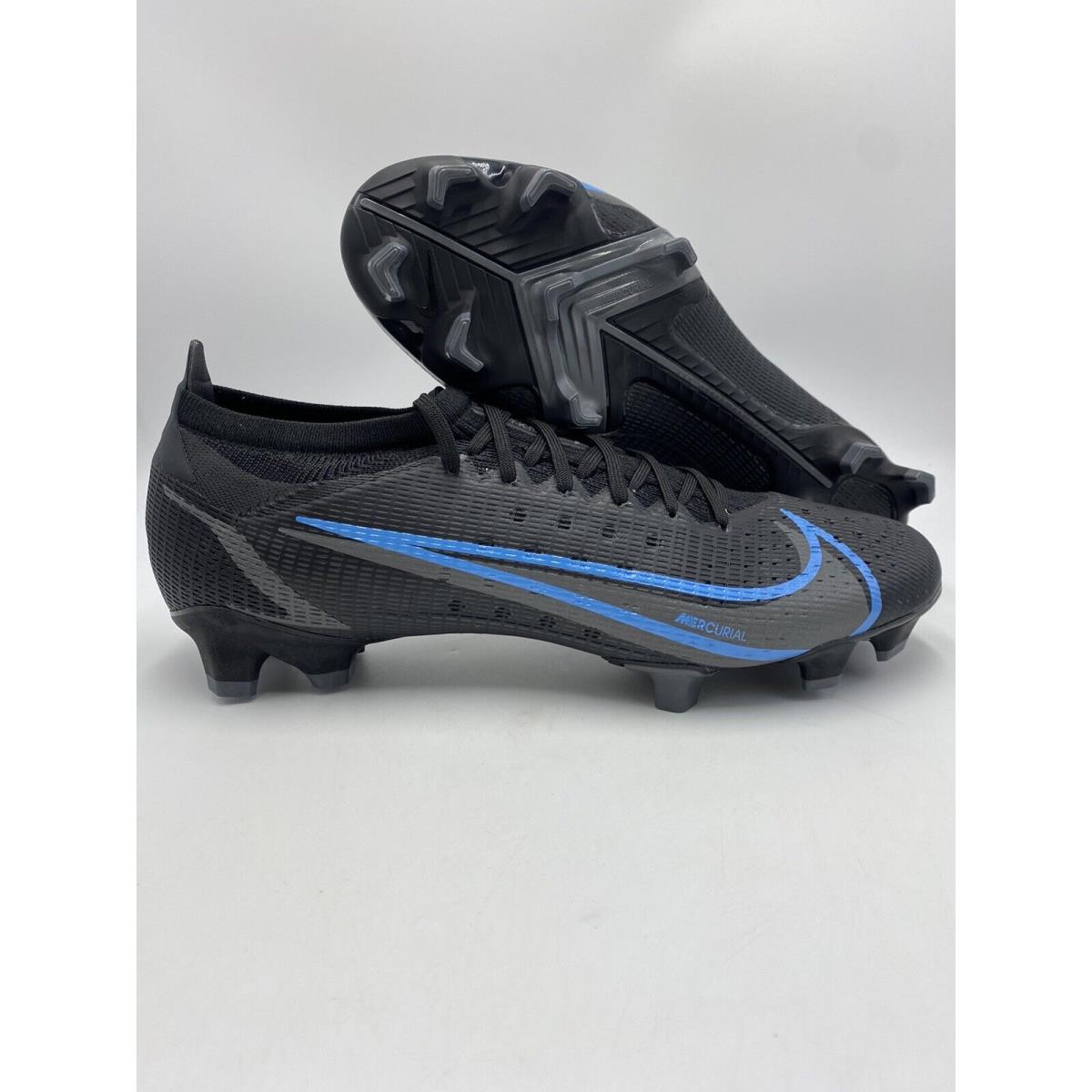 Nike Vapor 14 Pro FG Black Photo Blue Iron Grey Soccer CU5693-004 Size 13