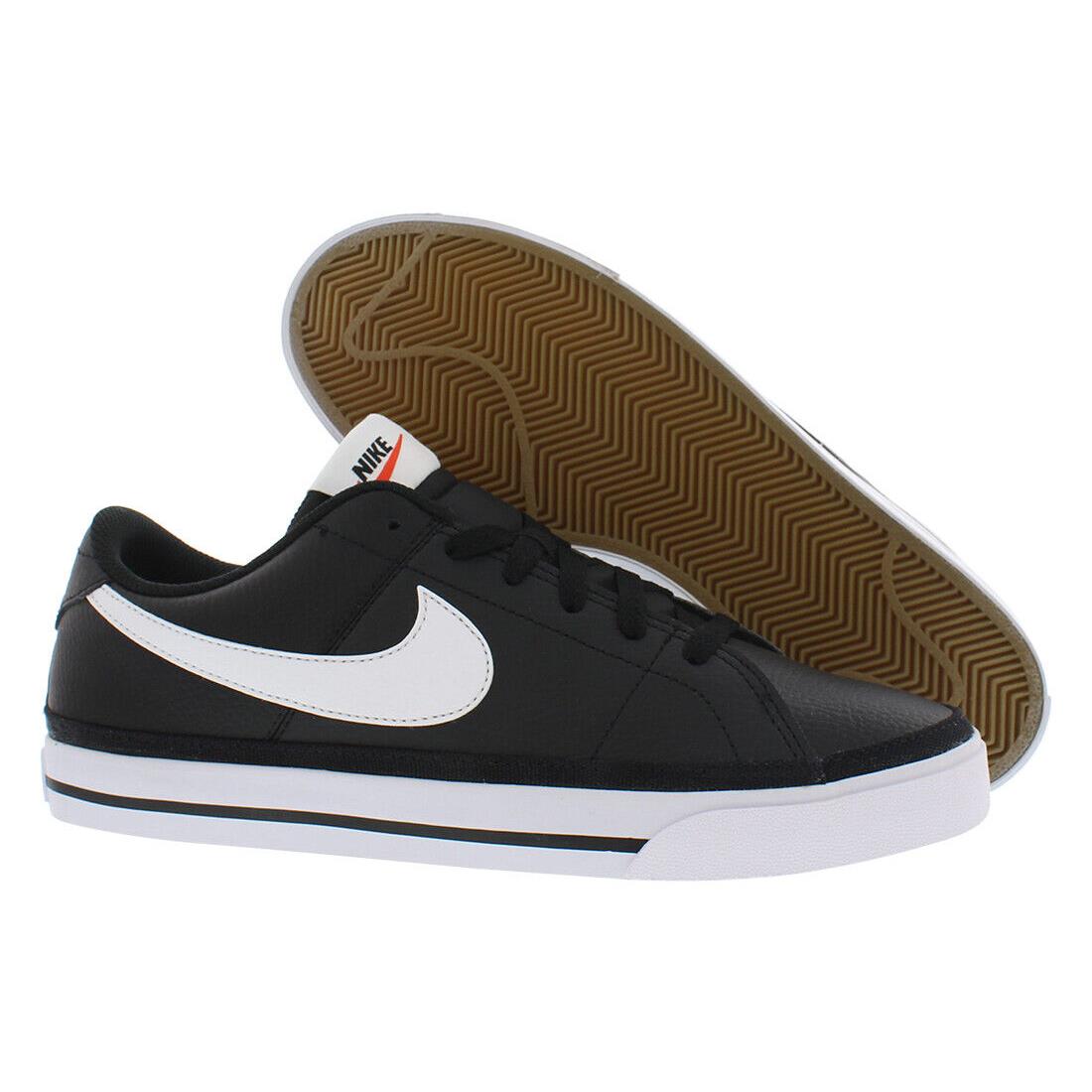 Nike Court Legacy Leather Mens Shoes Size 13 Color: Black/white - Black, Main: Black