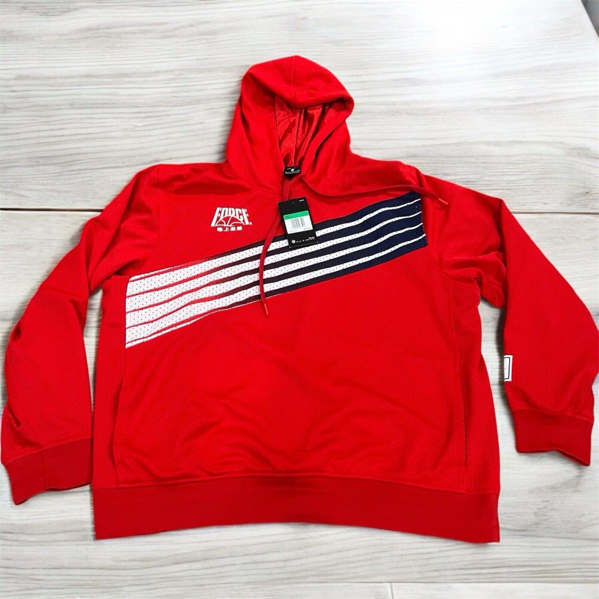 Nike Force Kma Basketball Hoodie Men s Size XL CK6388-657