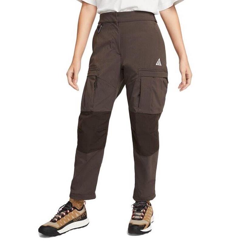 Sz XL Women s Nike Acg Smith Summit Cargo Pants Velvet Brown CV0617-220