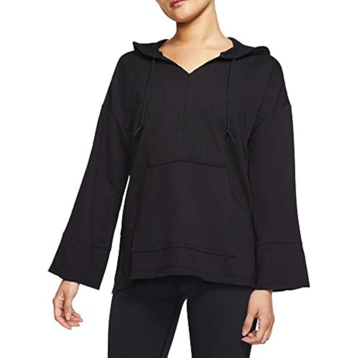 Nike Women`s Yoga Luxe Long Sleeve Baja Hoodie Small Black Value