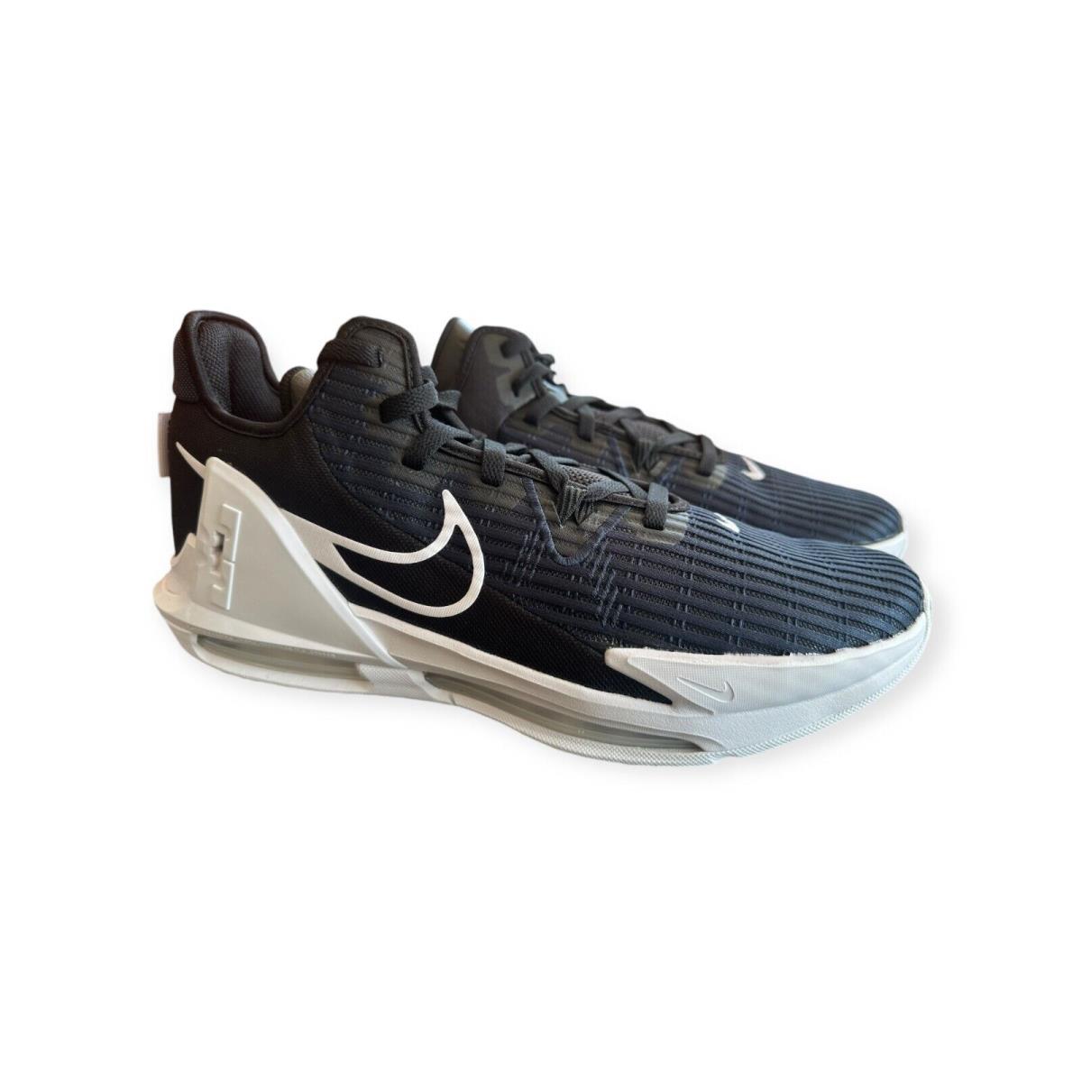 Nike Mens Lebron Witness VI Basketball Shoes CZ4052-002 Dark Obsidian White - 14 - White