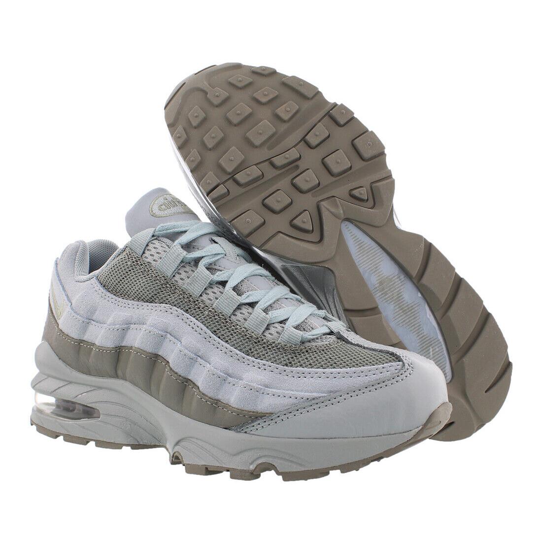 Nike Air Max `95 Girls Shoes Size 4 Color: Light Pumice/dark Stucco - Gray, Main: Grey