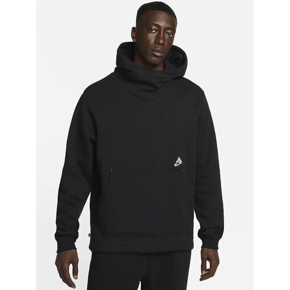 Nike Hoodie Mens Medium Kyrie Irving Drifit Pullover Hoodie Black DQ6111-010