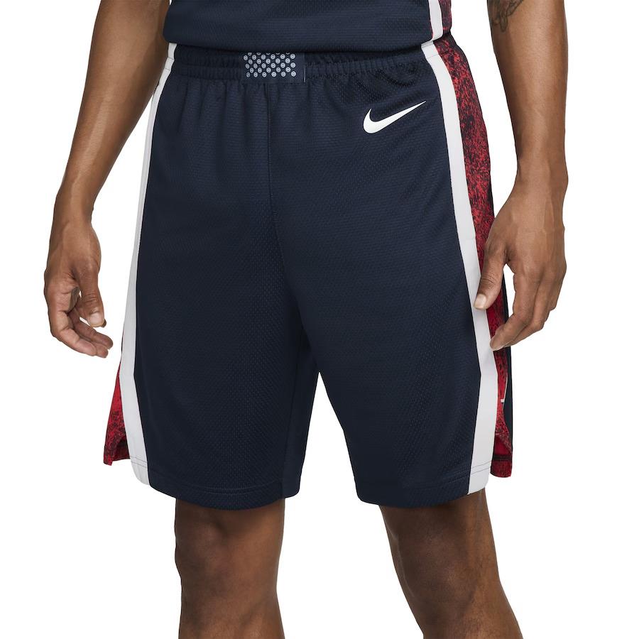 Team Usa Basketball Nike 2024 Olympics Swingman Shorts Dream Team Paris Blue XL