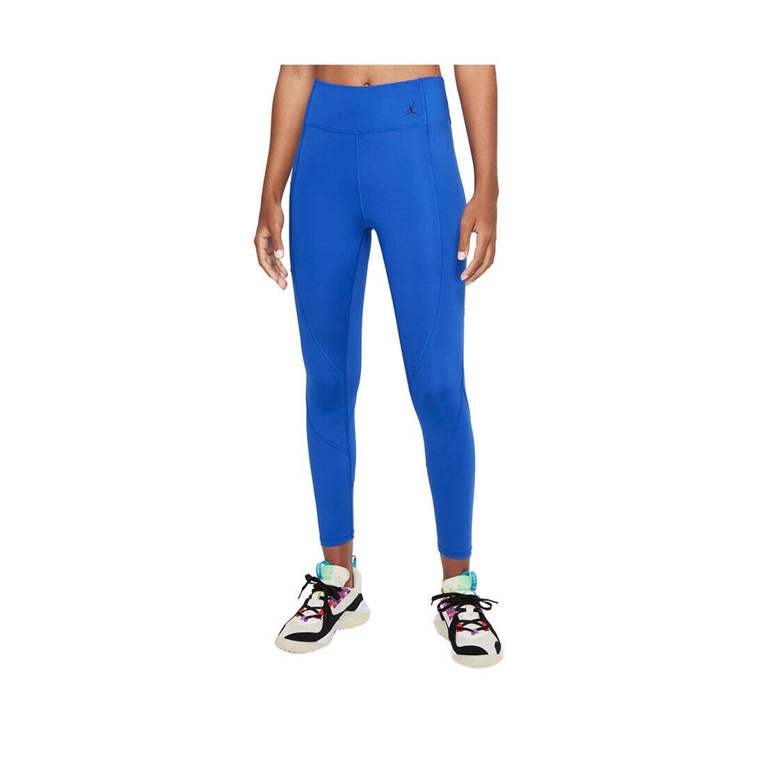 Nike Jordan 7/8 Essential Womens Active Leggings Size S Color: Blue/game Royal