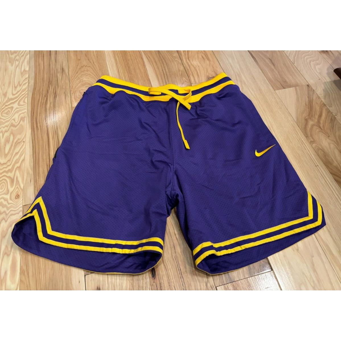 Nike Dna Double Mesh Shorts Lakers Colors AO5656 547 Men`s XL