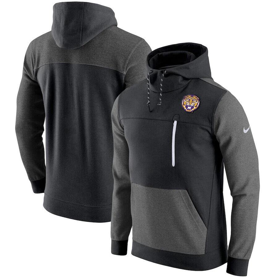 Nike Lsu Tigers AV-15 2.0 Slim Fit Pullover Hoodie - S A086