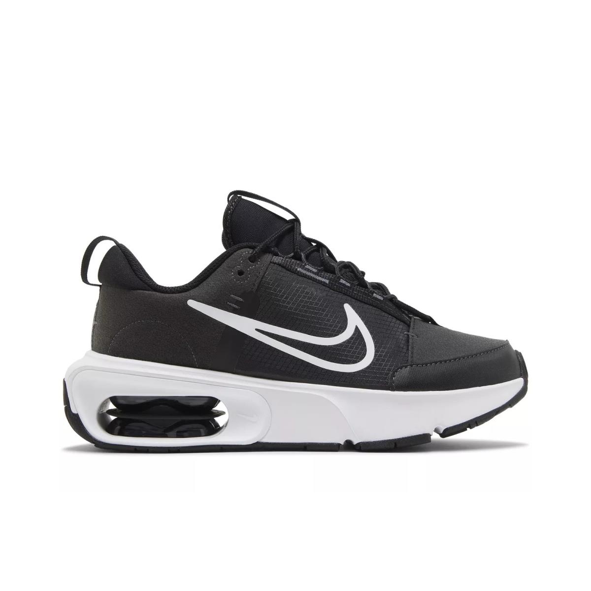 Nike Womens Air Max Intrlk Running Shoes Size 10 Box NO Lid DQ2904 001 - BLACK/WHITE ANTHRACITE