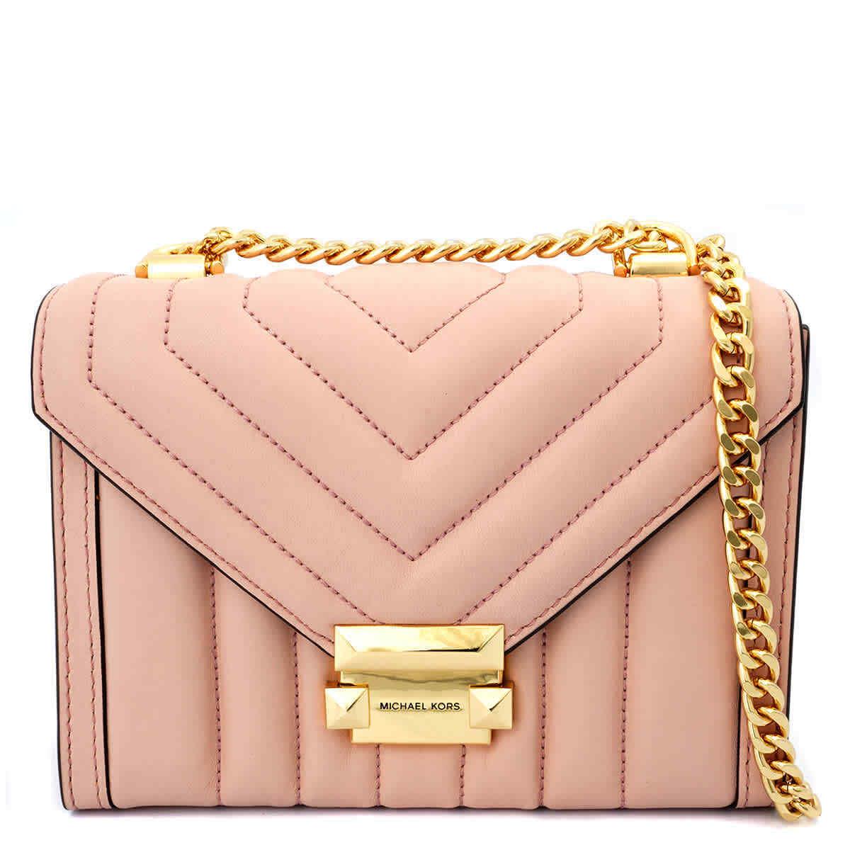 Michael Kors Pink Whitney Quilted Shoulder Bag 30F8GXIL1T-688