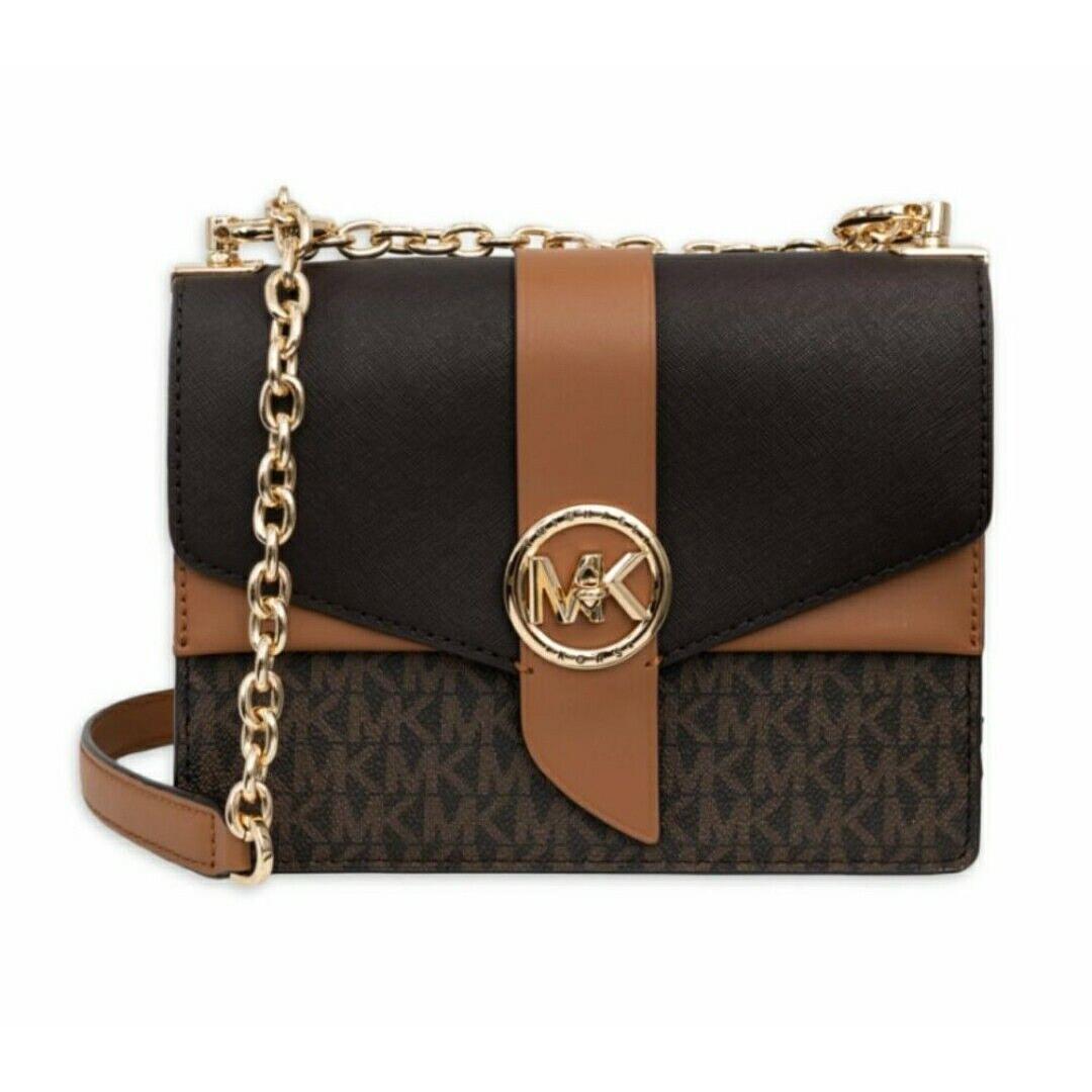 Michael Kors Greenwich Small Color-block Leather Crossbody Bag