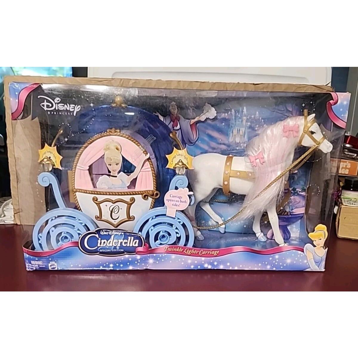 2004 Disney Princess Special Edition Cinderella Twinkle Lights Carriage Rare