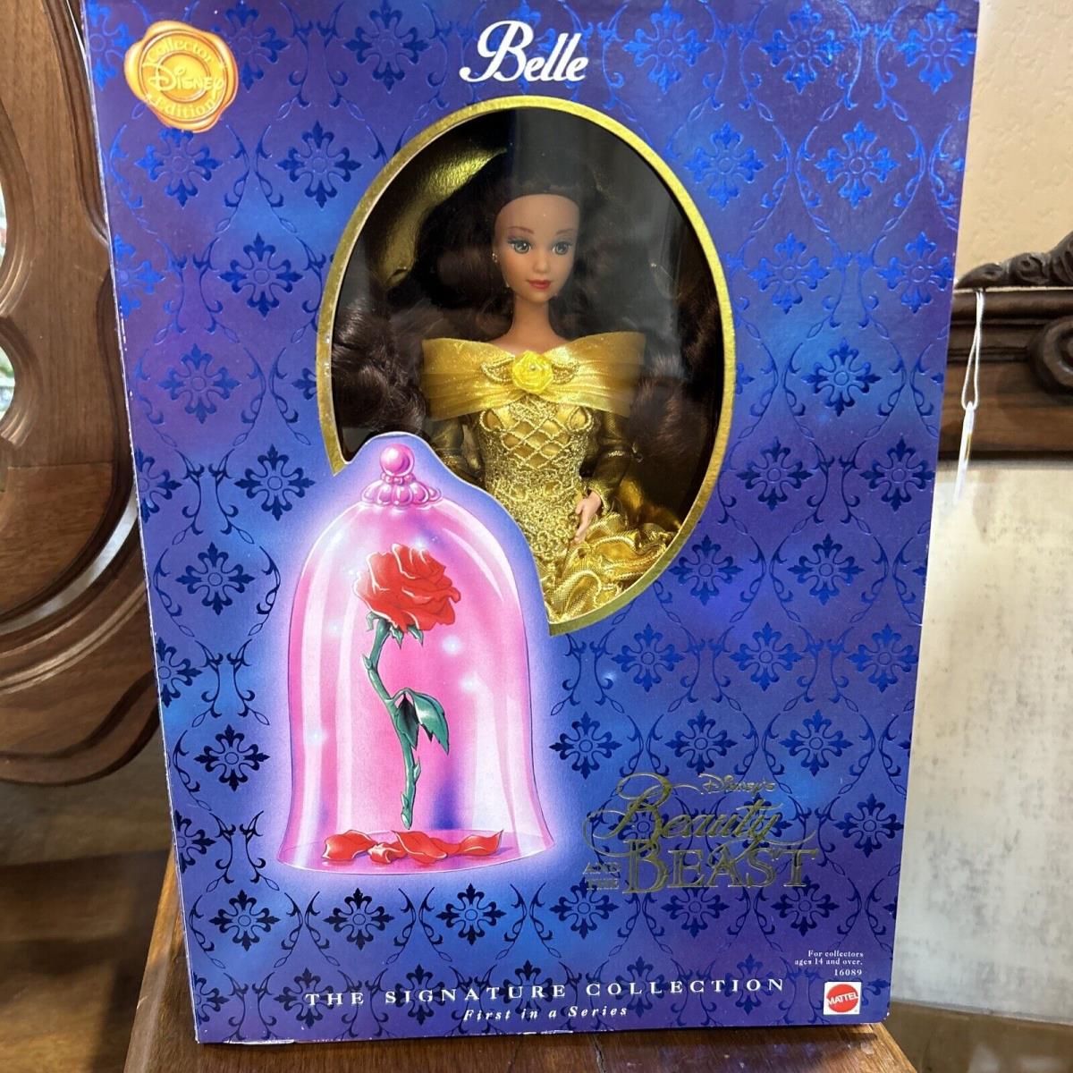 Disney Beauty The Beast Belle Doll Signature Collection /nib Mattel 1996