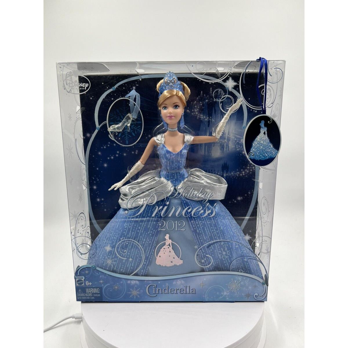 Disney Princess Cinderella 2012 Barbie Doll Holiday Princess Nrfb Beautiful