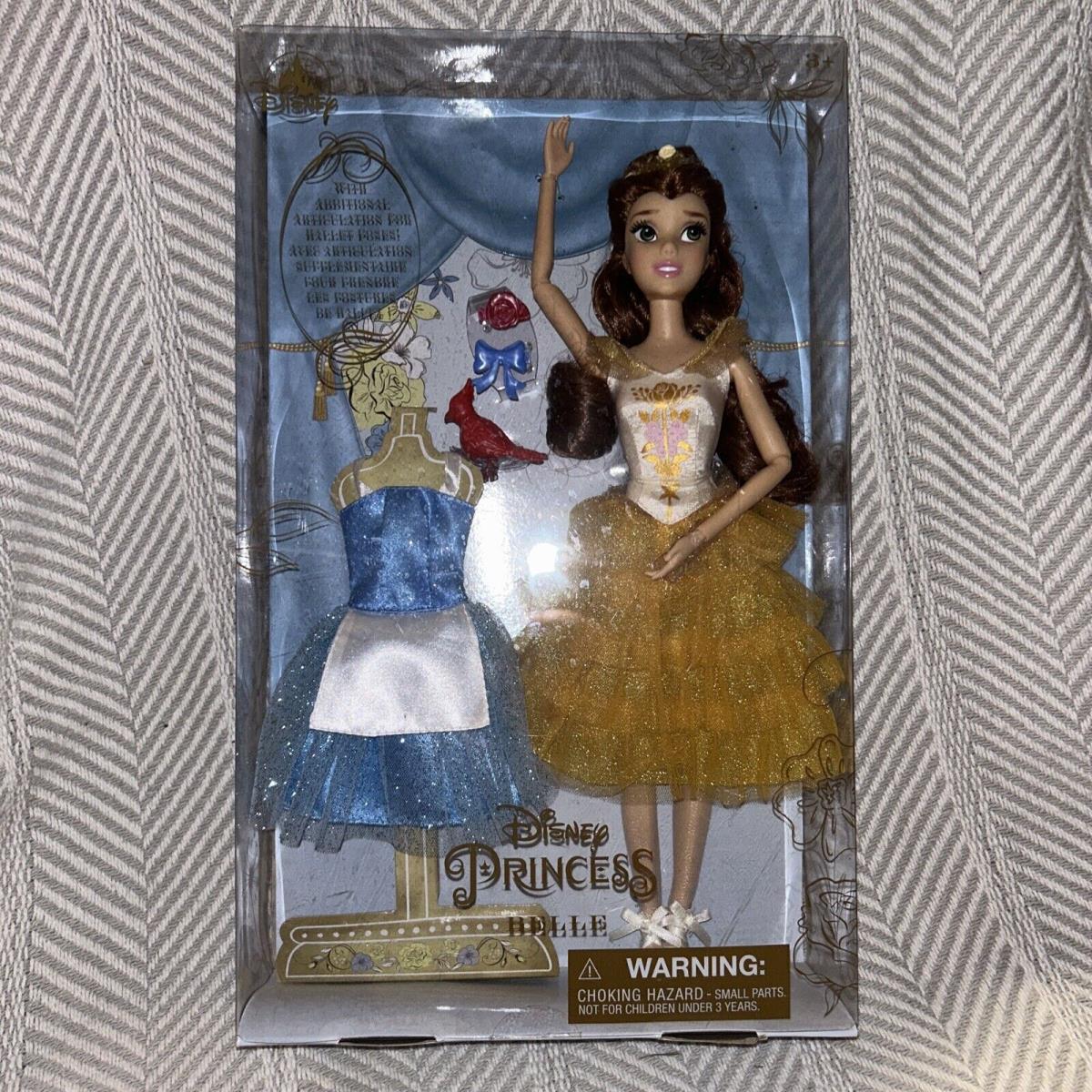 Disney Store Princess Belle Ballet Doll Belle Beauty The Beast