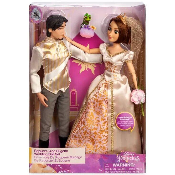 Disney Princess Tangled Wedding Rapunzel Eugene 11.5-Inch Doll Set