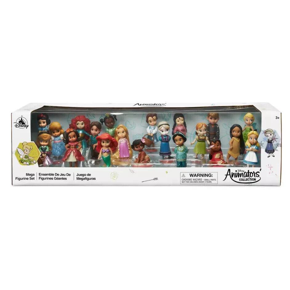 Nisb Animators Collection Mega Figurine Doll Play Set Disney Princess