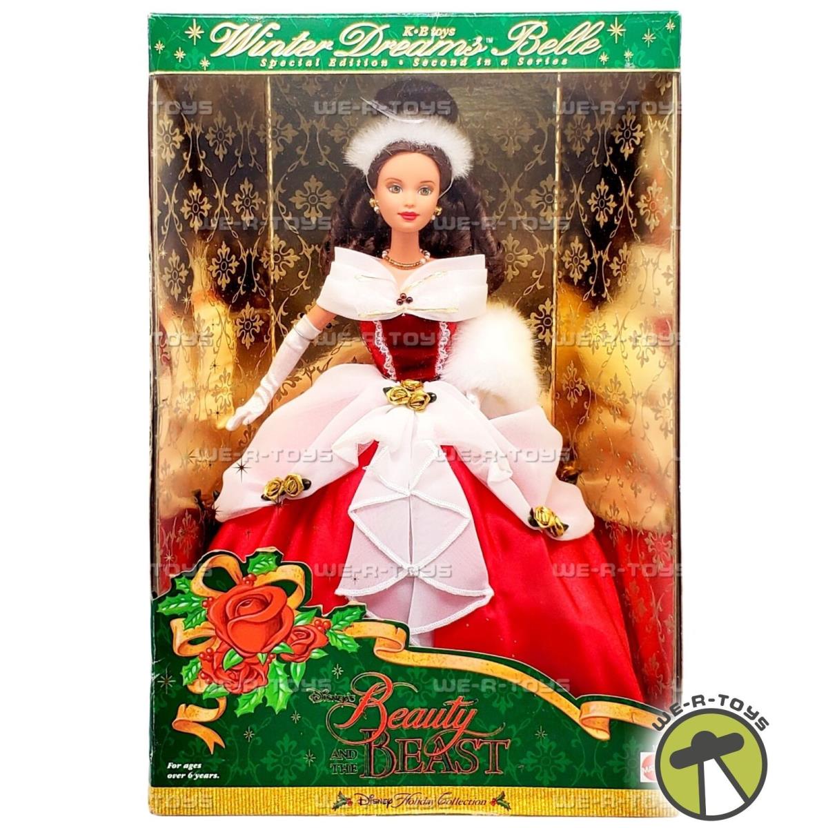 Disney`s Beauty and The Beast Winter Dreams Belle Doll 1998 Mattel 19845