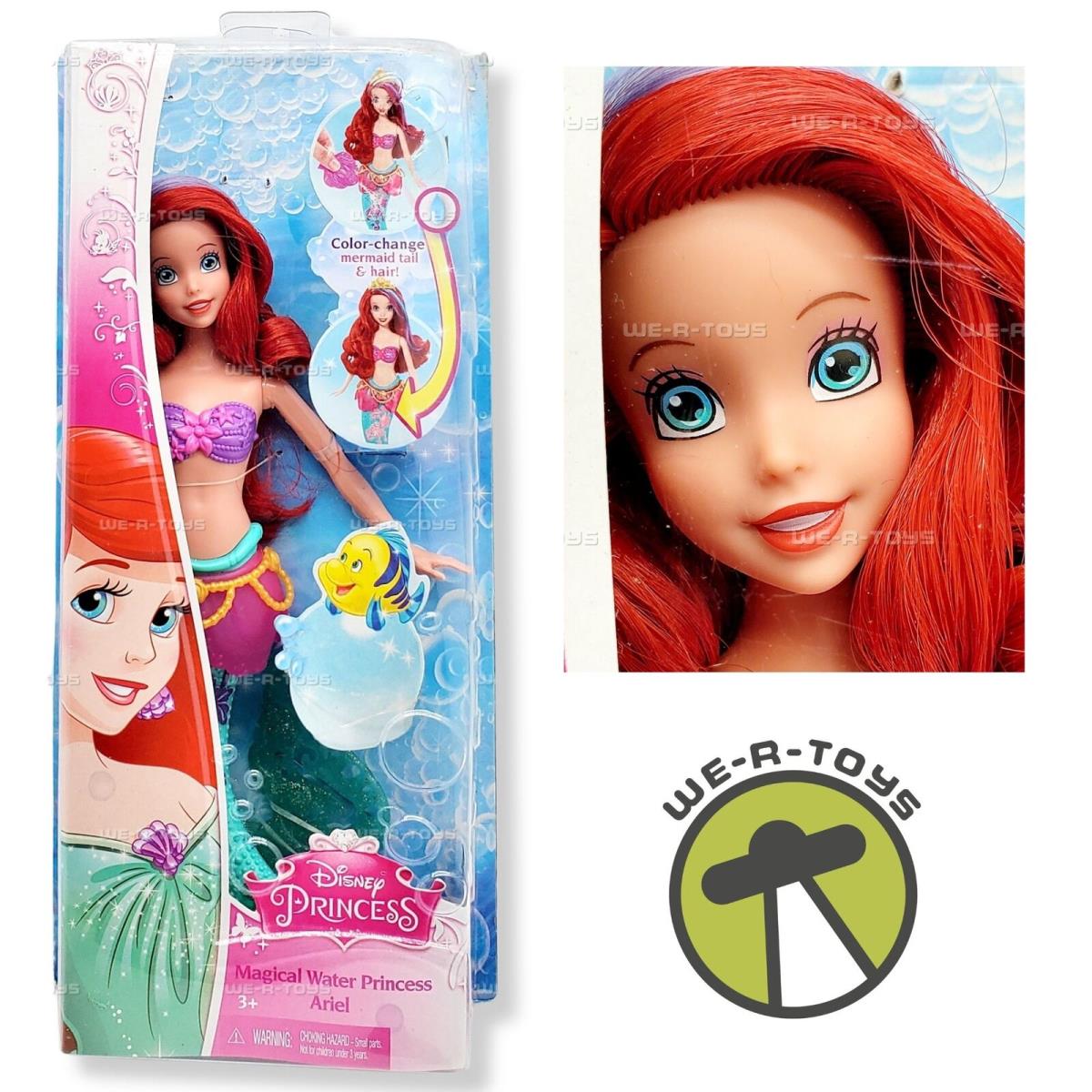 Disney Magical Water Princess Ariel Doll 2014 Mattel CDB96