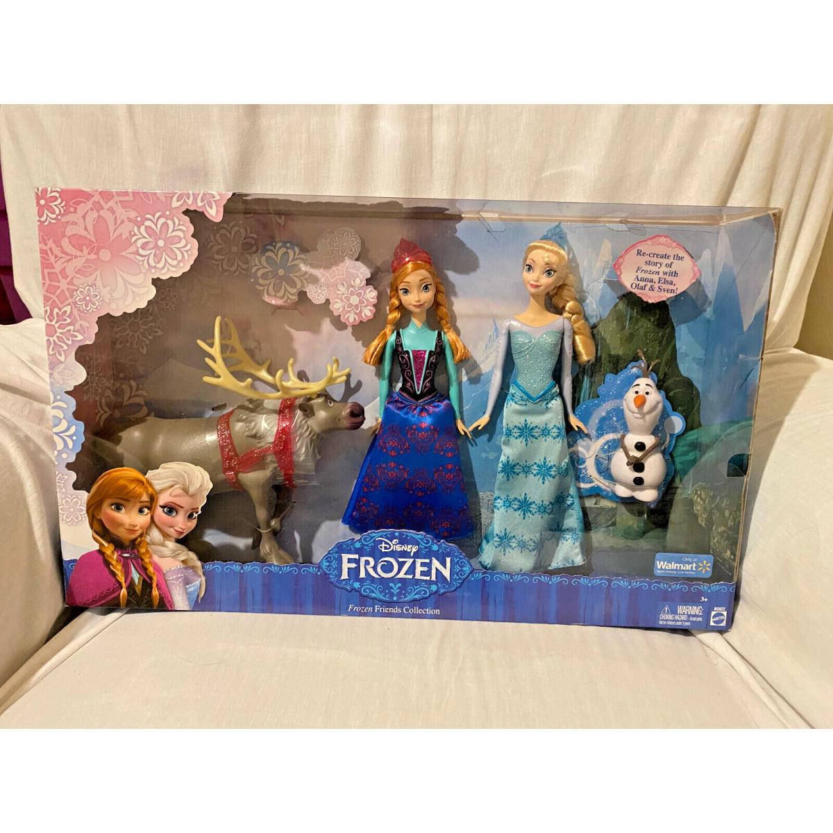 Disney Frozen Friends Collection Anna Elsa Olaf Sven Action Figures 2013