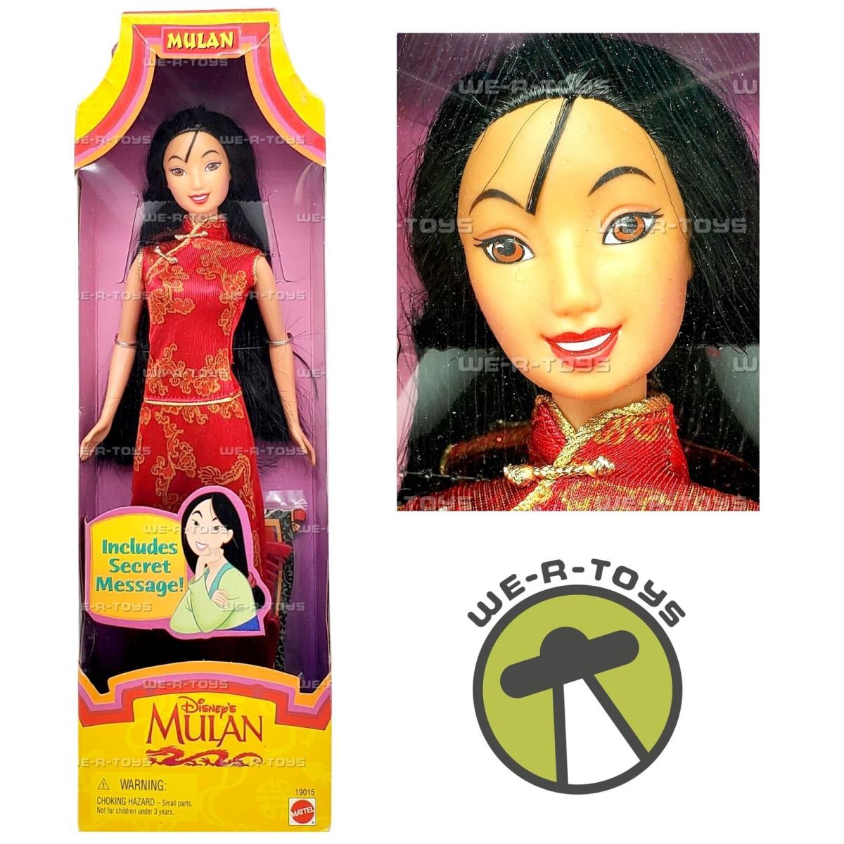 Disney`s Mulan Barbie Doll 1997 Mattel No. 19015