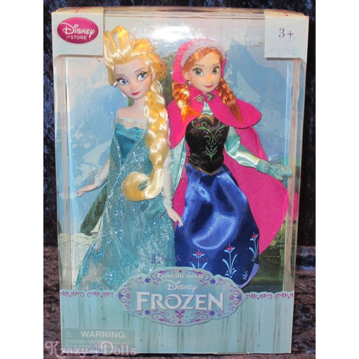 Disney First Release Frozen Classic Doll Set Anna and Elsa