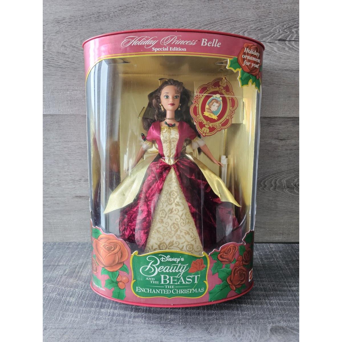 Vtg Disney`s Beauty and The Beast Special Ed Holiday Princess Belle Doll 1997