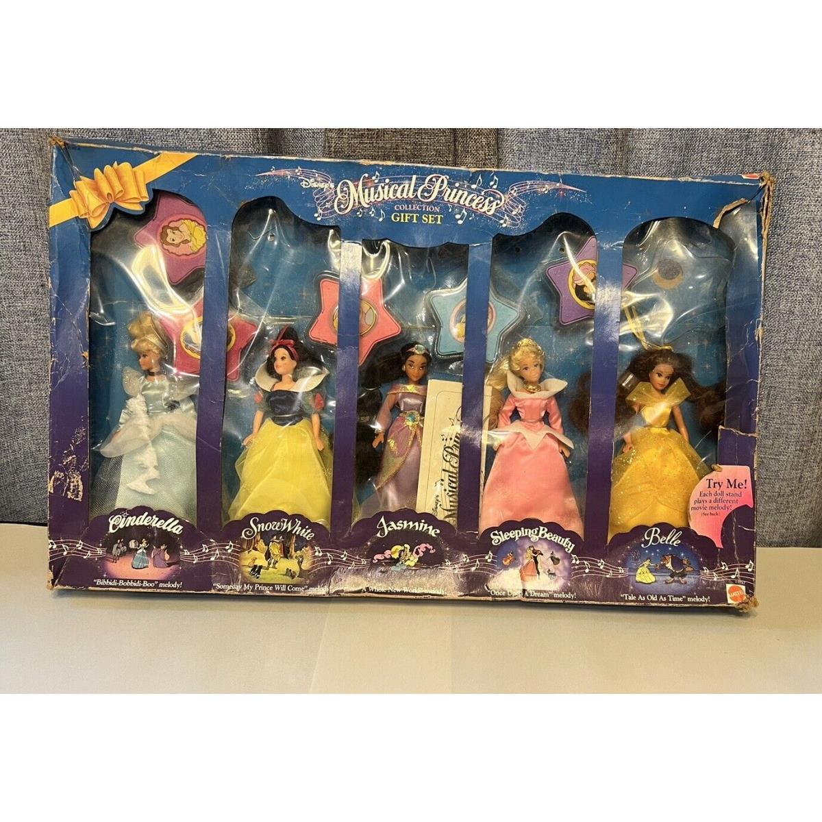 Mattel Disney Musical Princess Gift Set 11757 1994 Date Cinderella