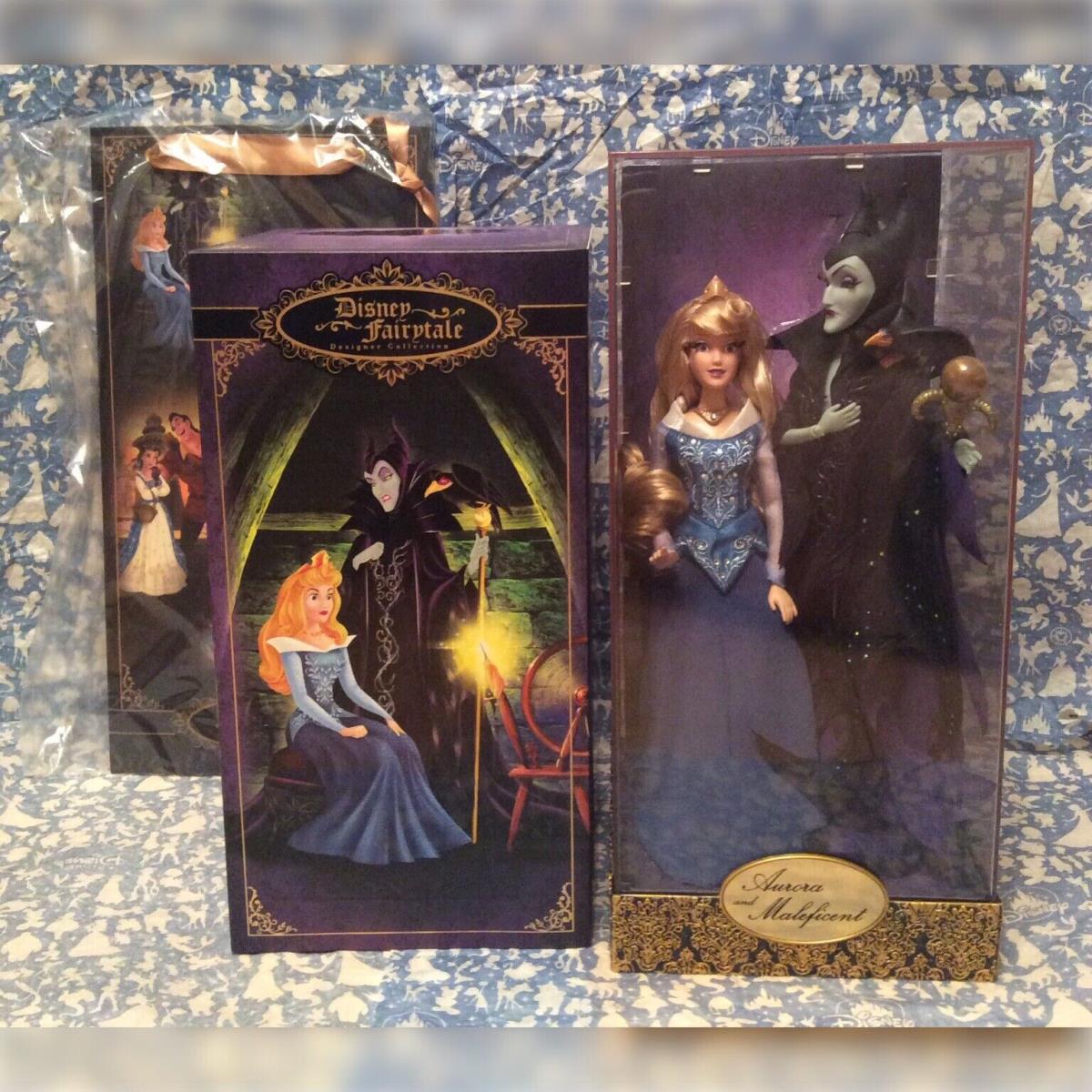 Disney Aurora Maleficent Fairytale Designer Doll Set Limited LE Beauty