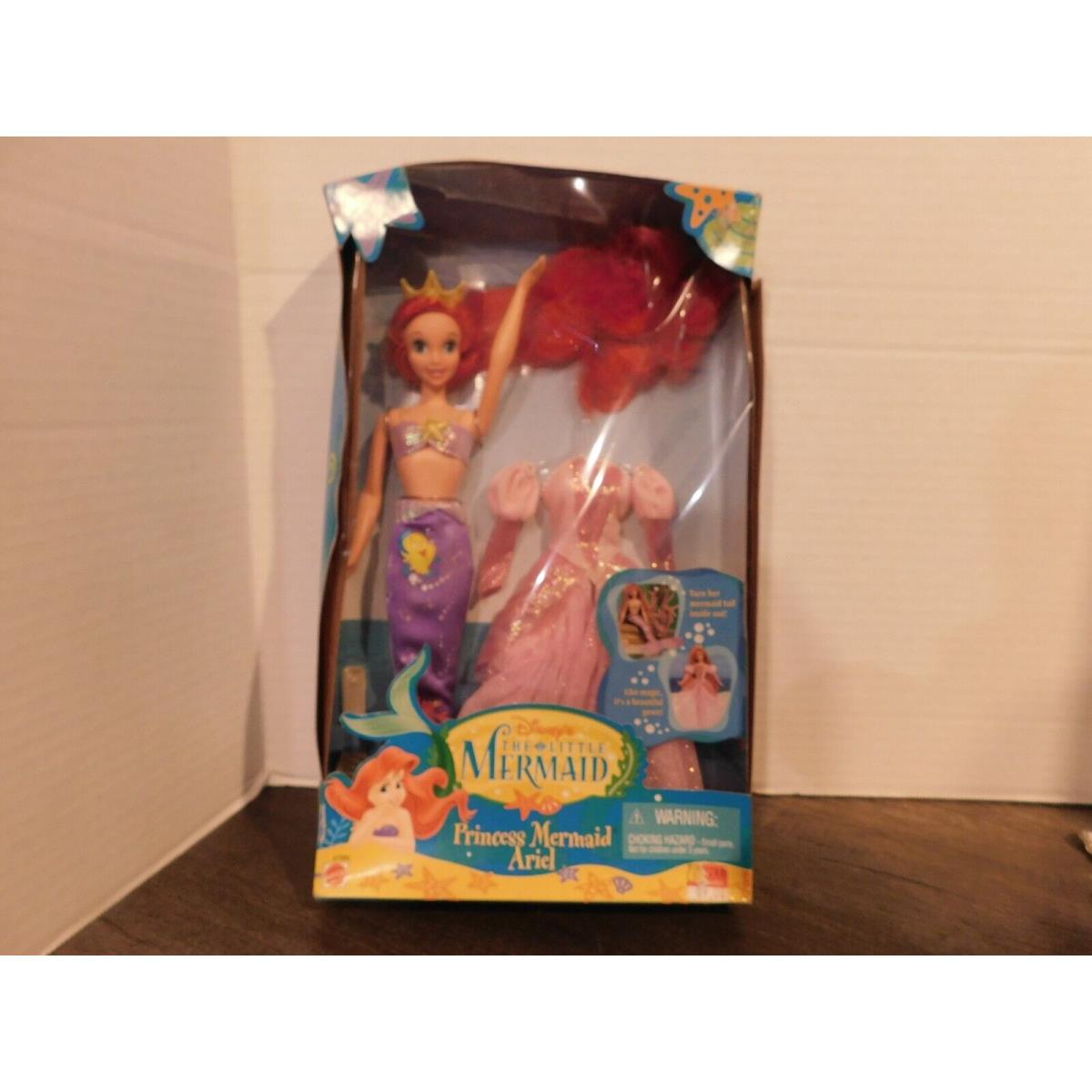 Vtg 90s Mattel Disney The Little Mermaid Princess Ariel Barbie Doll 1997