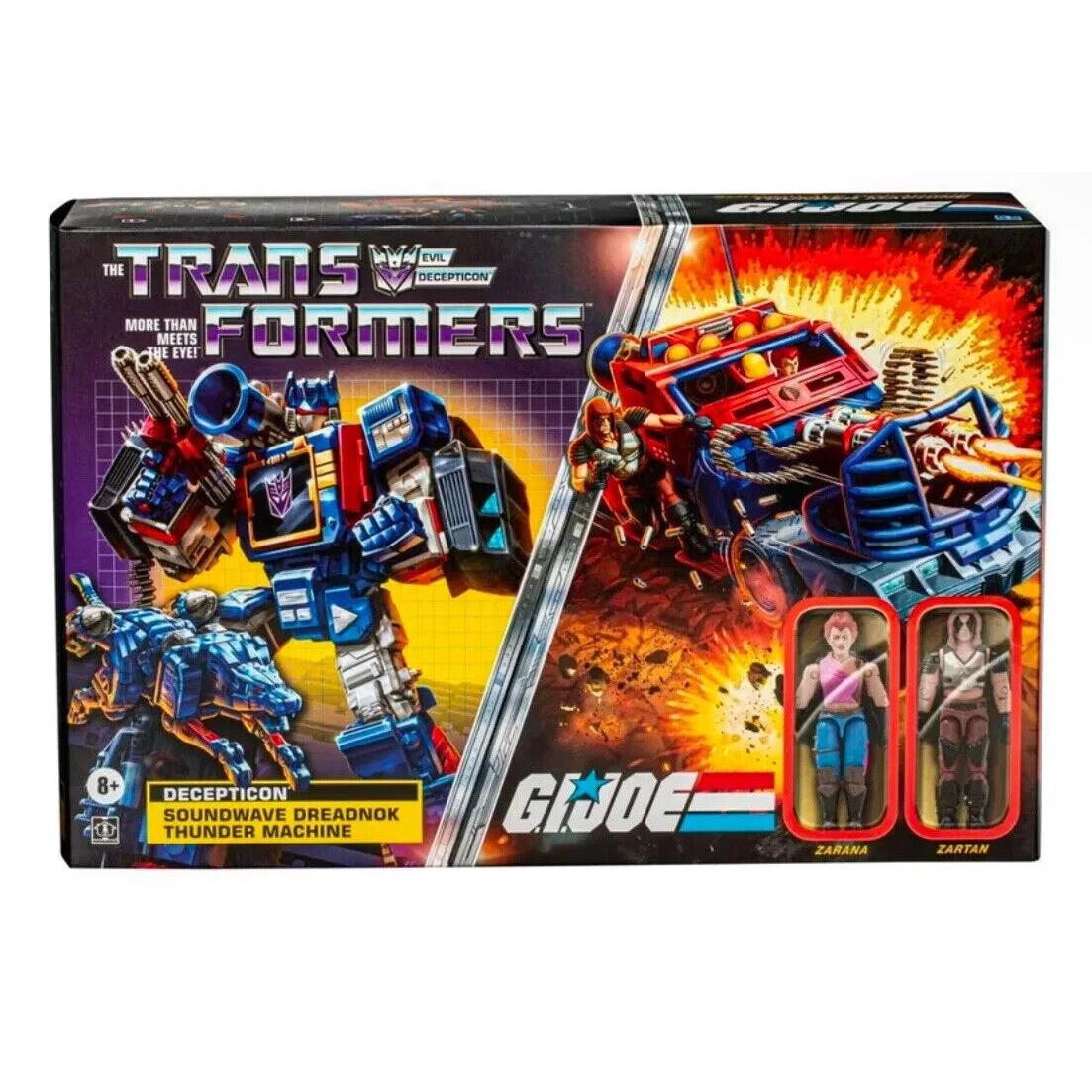 G.i. Joe x Transformers Dreadnok Thunder Machine Soundwave Zartan Zarana