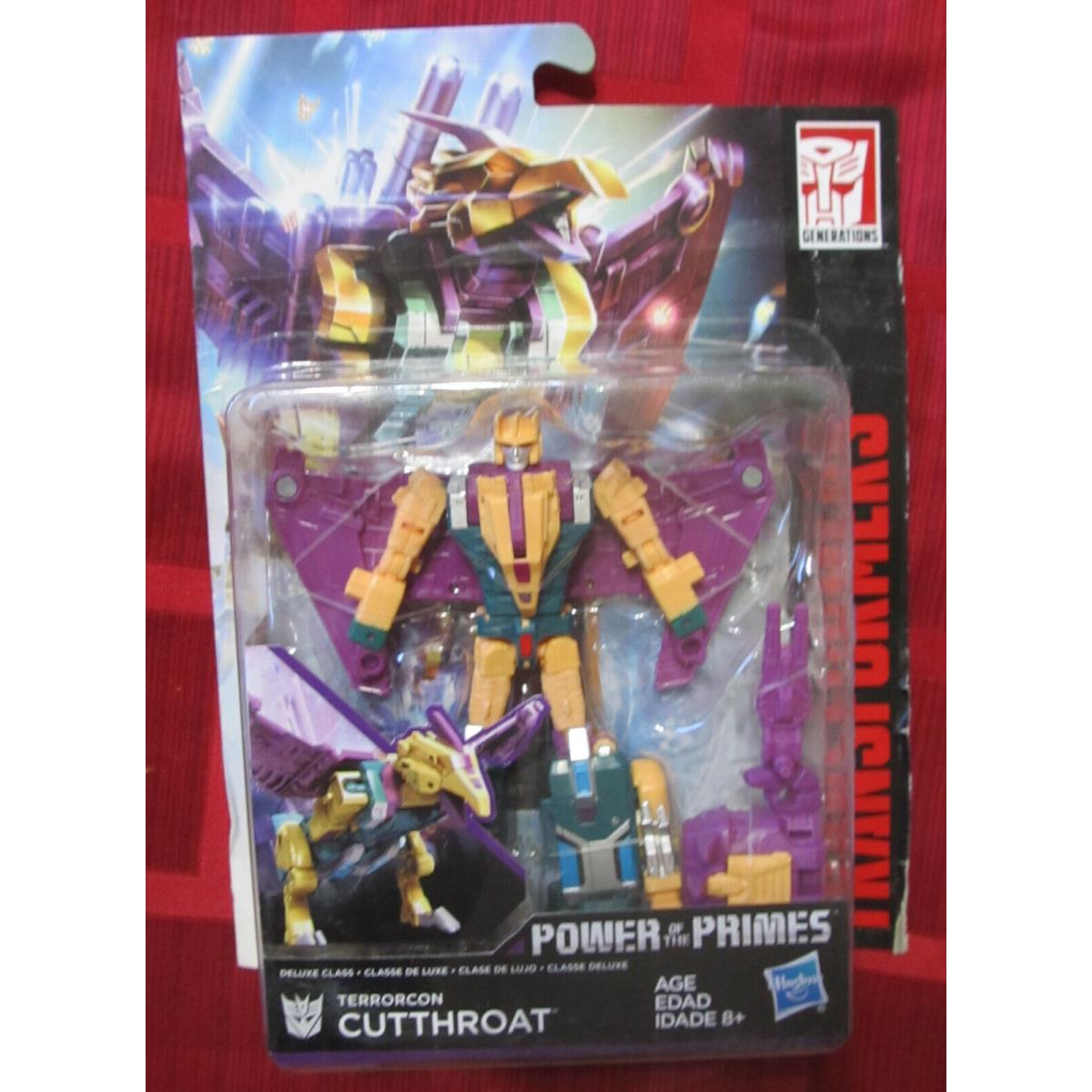 Transformers 2017 Terrorcon Cutthroat Figure Decepticon Power Prime Generations