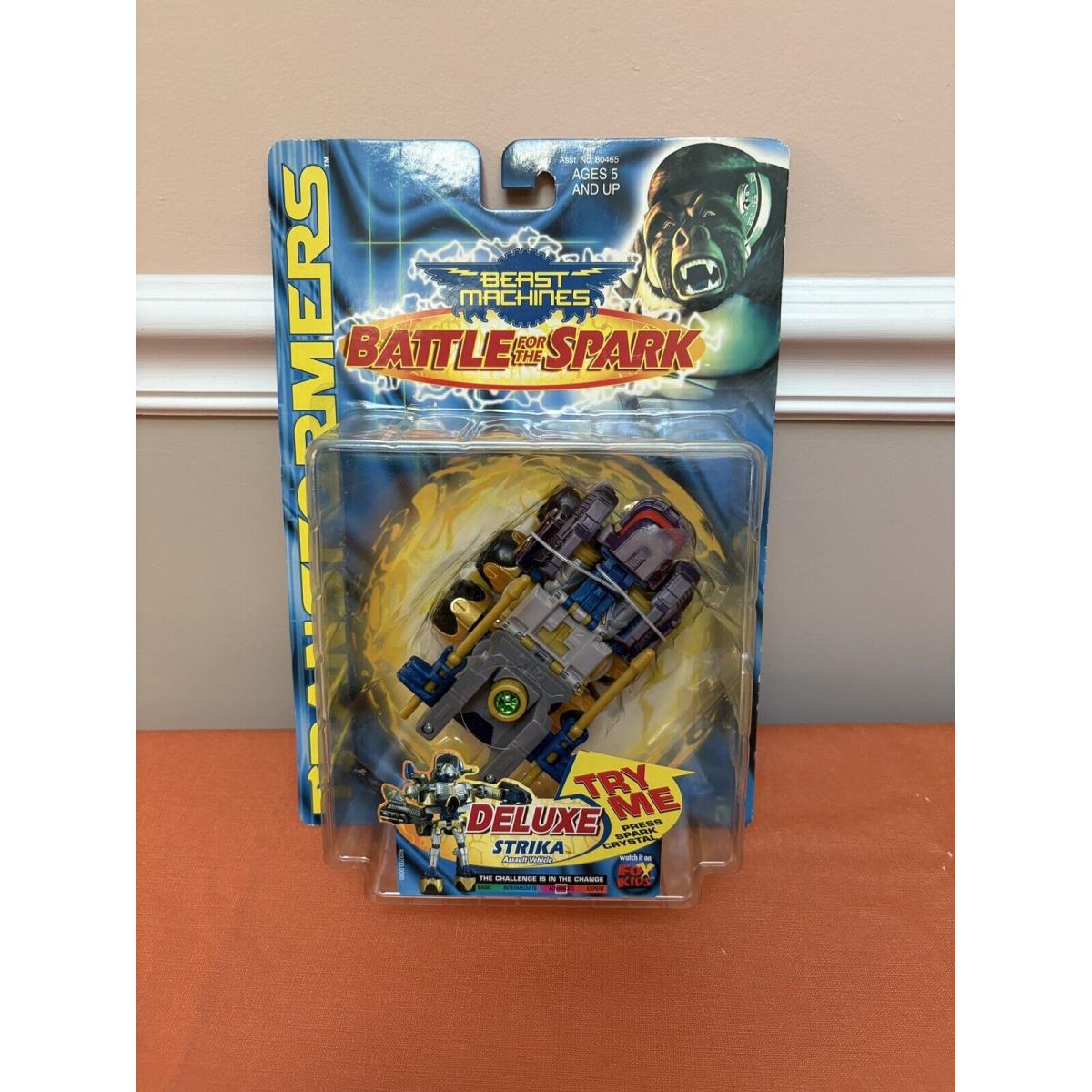 Transformers Beast Machines Strika Evil Vehicon Hasbro Vintage 2000 Box Dmg