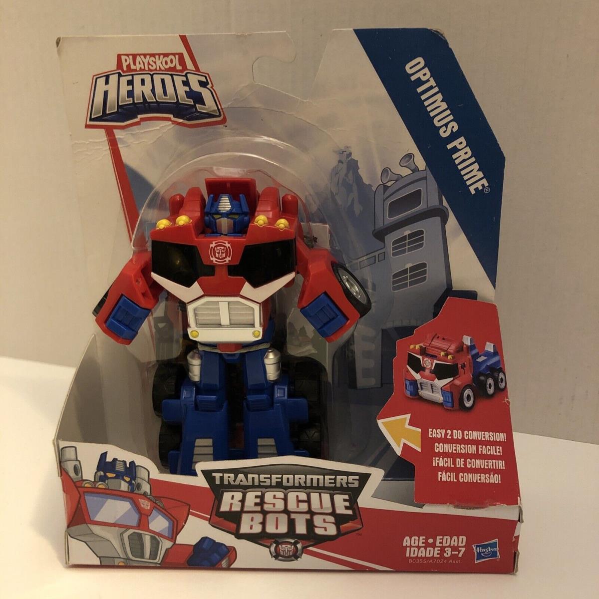 Rescue Bots Playskool Heroes Optimus Prime Action Figure Rescan 2015