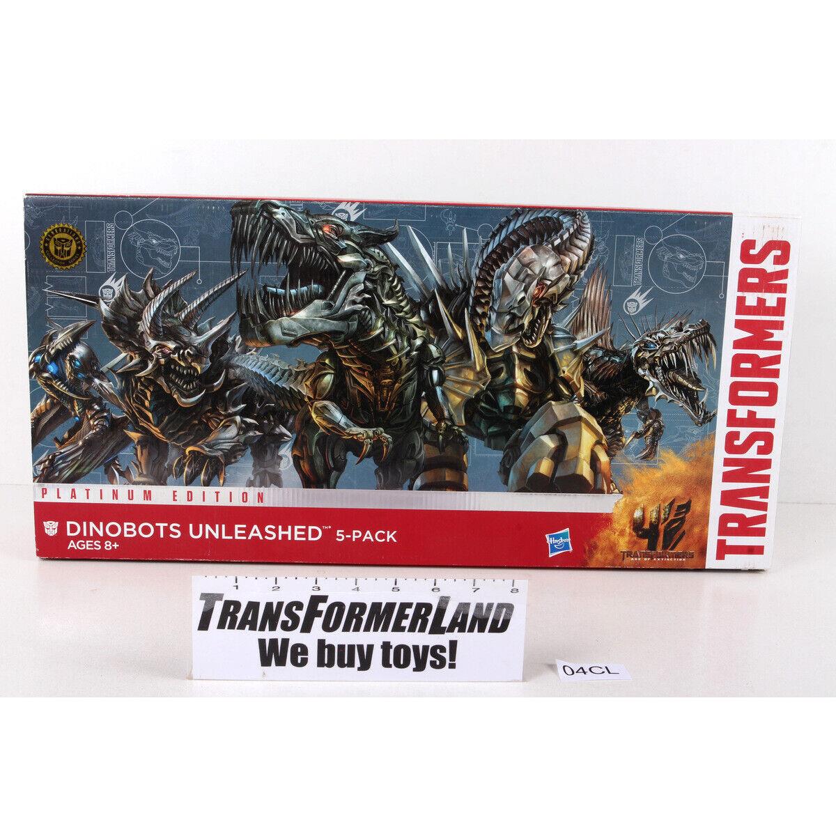 Dinobots Unleashed Tru Misb Mosc Platinum Edition Transformers