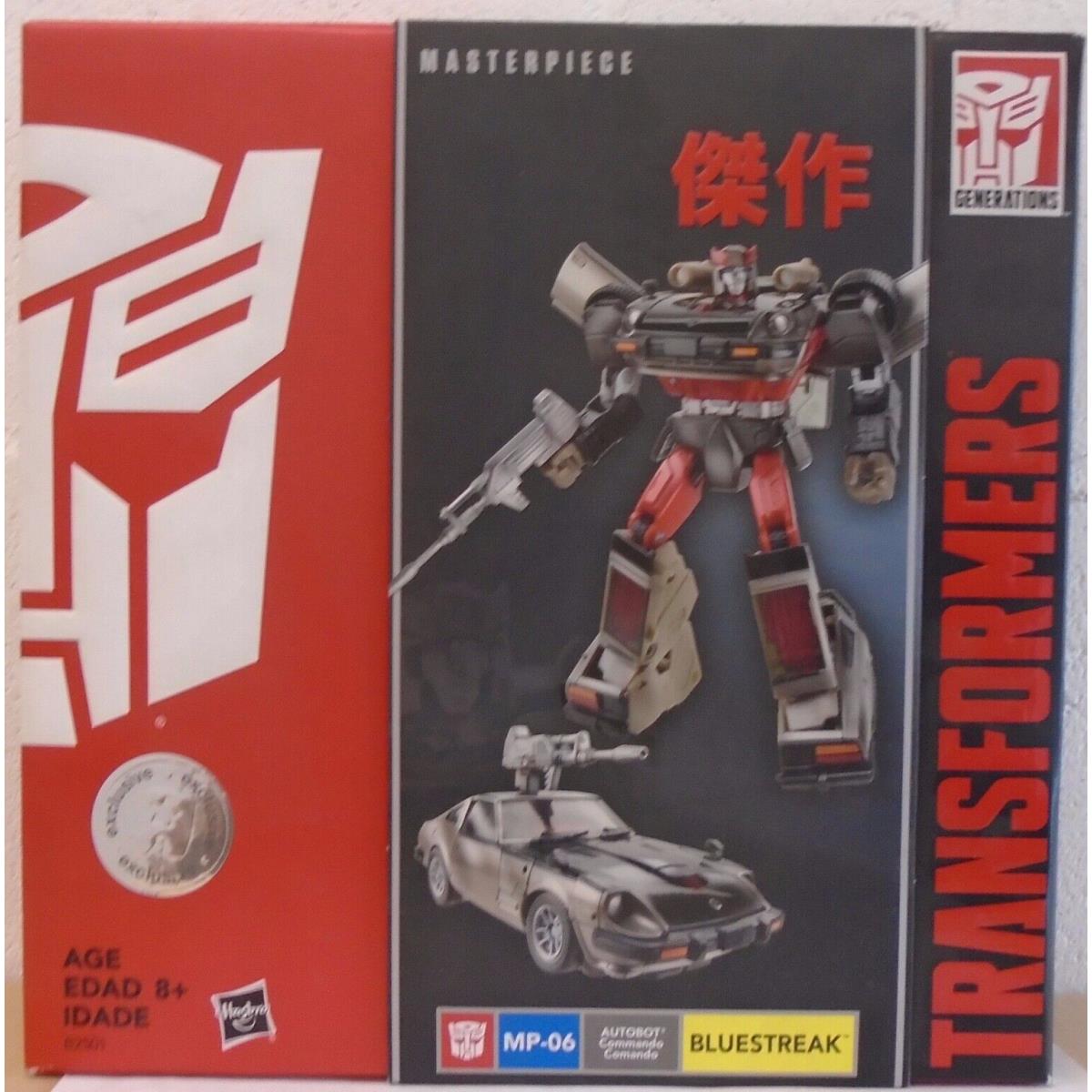 Transformers Masterpiece Bluestreak MP-06 2015 Tru Toys R Us Hasbro Sdcc