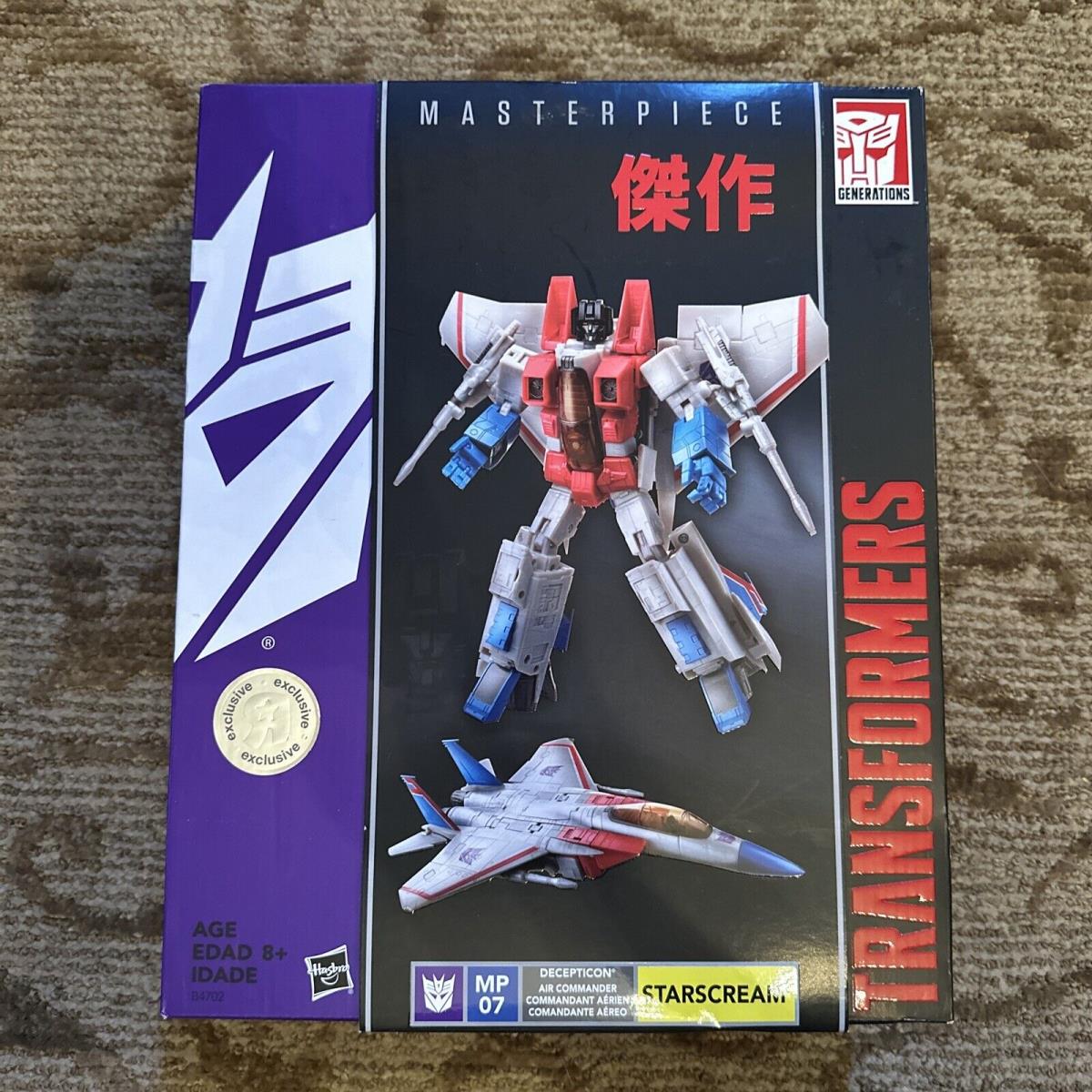 Transformers Masterpiece Starscream MP-07 Decepticon Toys R Us Exclusive BF2