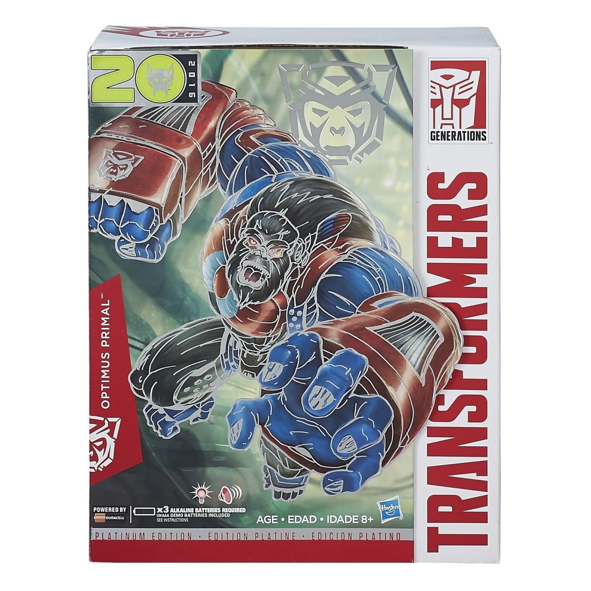 Transformers Platinum Edition Optimus Primal Figure