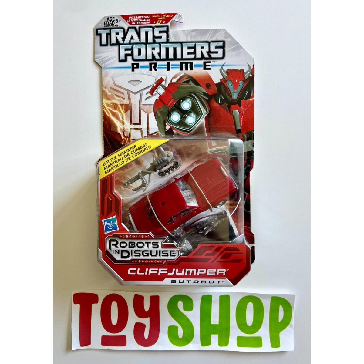 Cliffjumper Transformers Prime Autobot Hasbro 2011 Robots In Disguise Usa