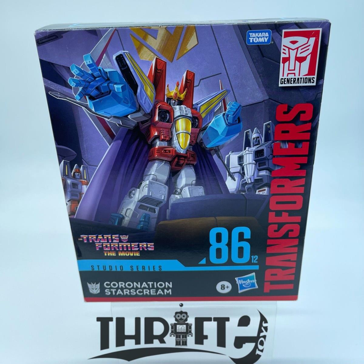 Coronation Starscream Transformers The Movie Studio Series 86 IN Hand Ship Free