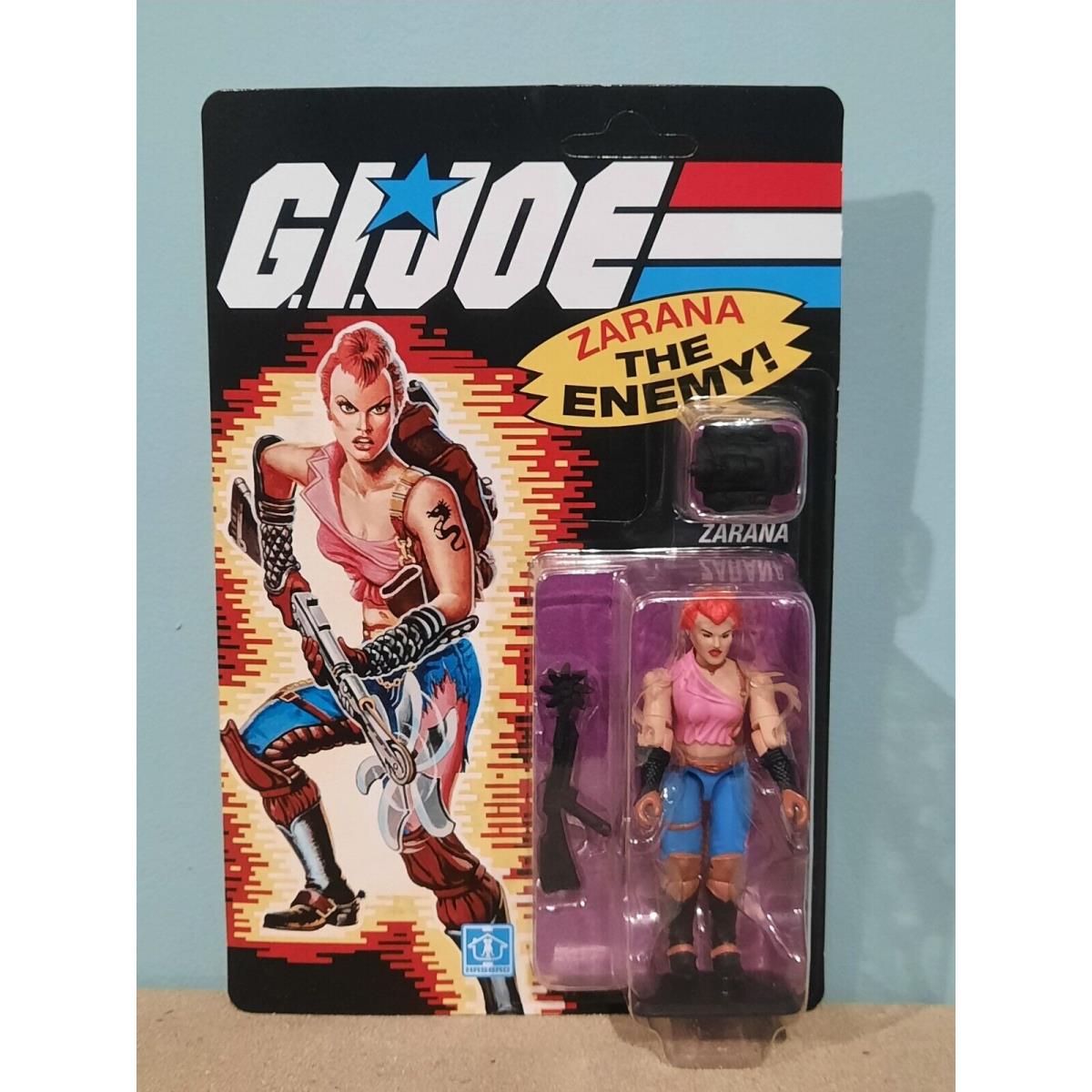 Transformers G.i. Joe Zarana Retro O-ring Action Figure 2024 Gijoe GI Joe