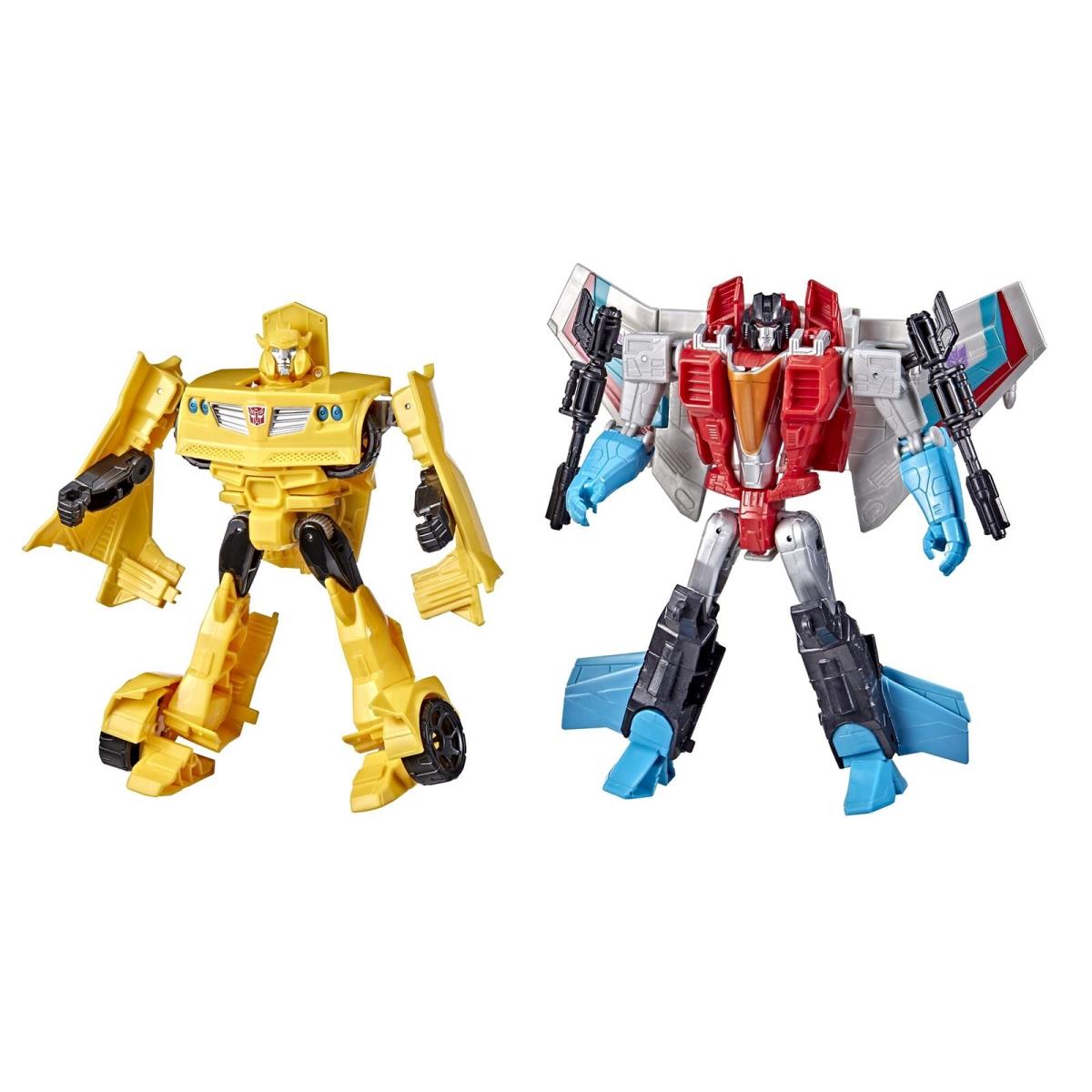 Transformers Toys Heroes and Villains Bumblebee and Starscream 2-Pack Action