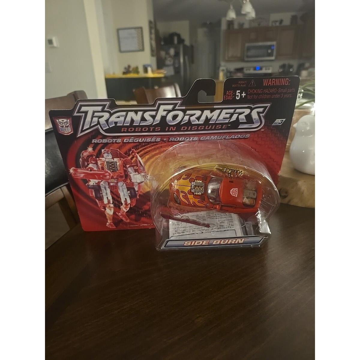 Side Burn Transformers Robots In Disguise Dodge Viper Autobot Hasbro Red Version