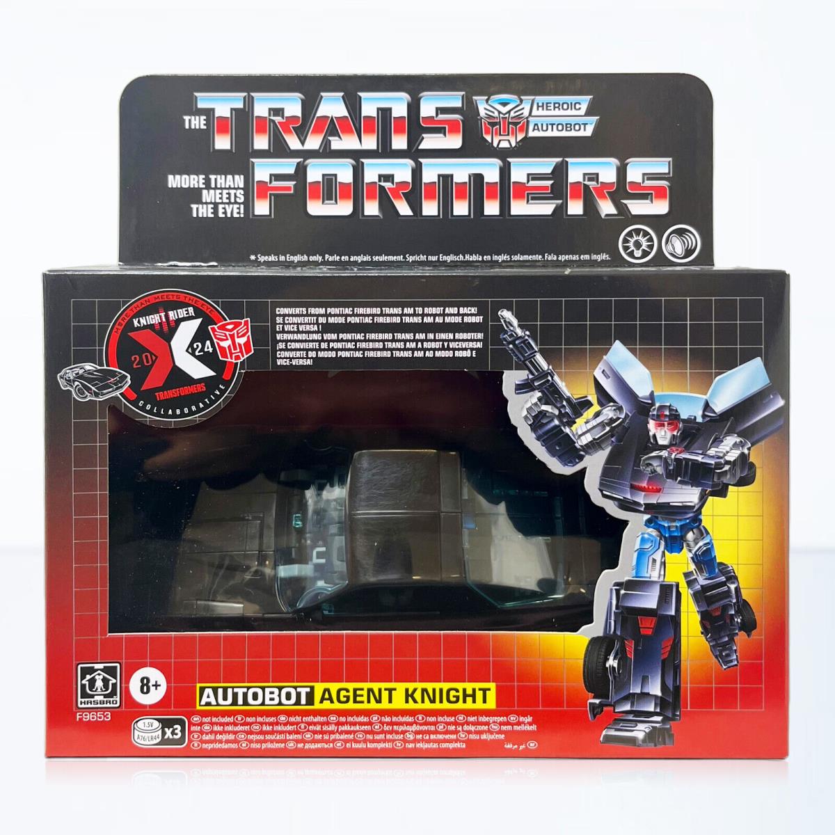 Hasbro Transformers Knight Rider x Transformers Autobot Agent Knight Figure