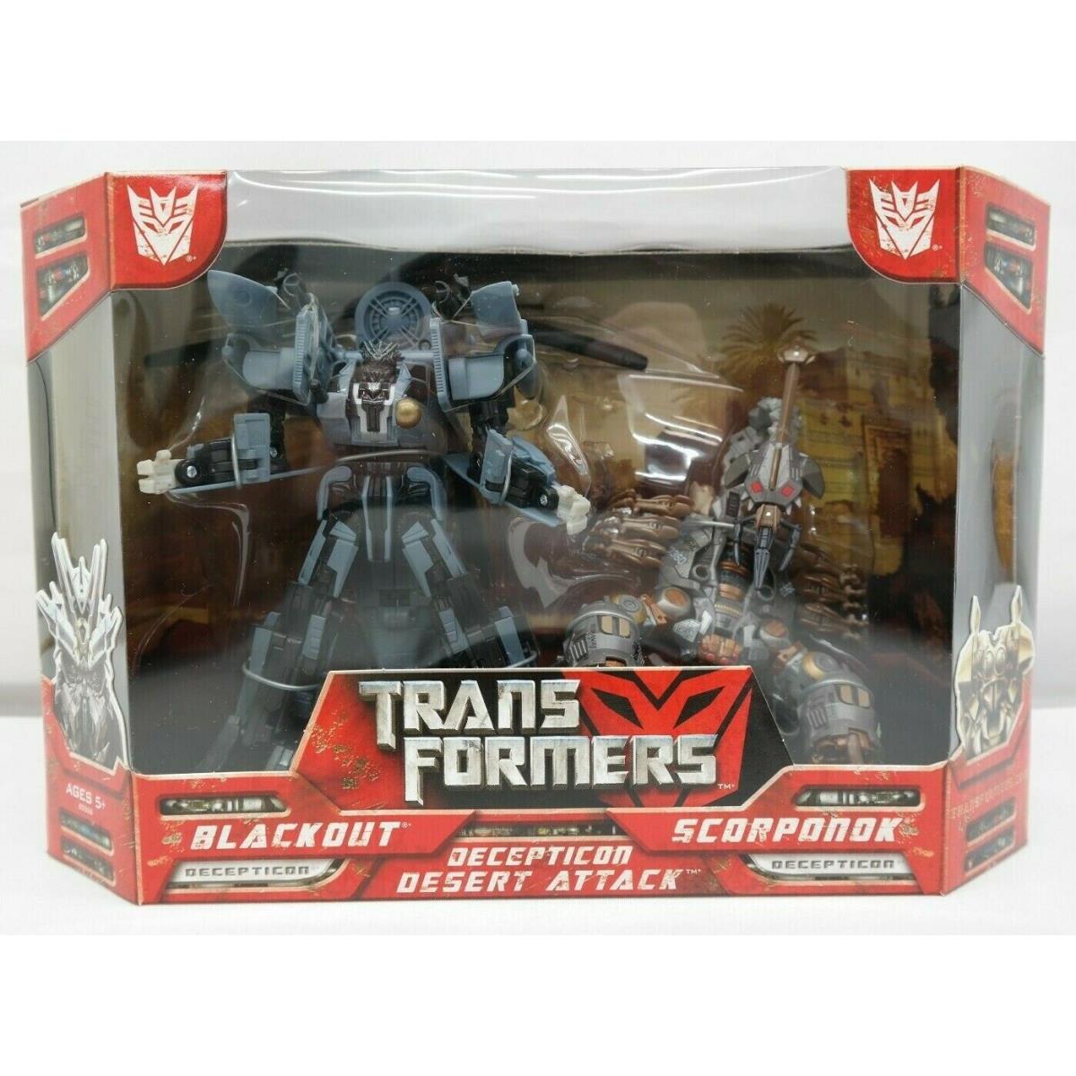 Transformers Decepticon Desert Attack Blackout Scorponok Voyager Class TY