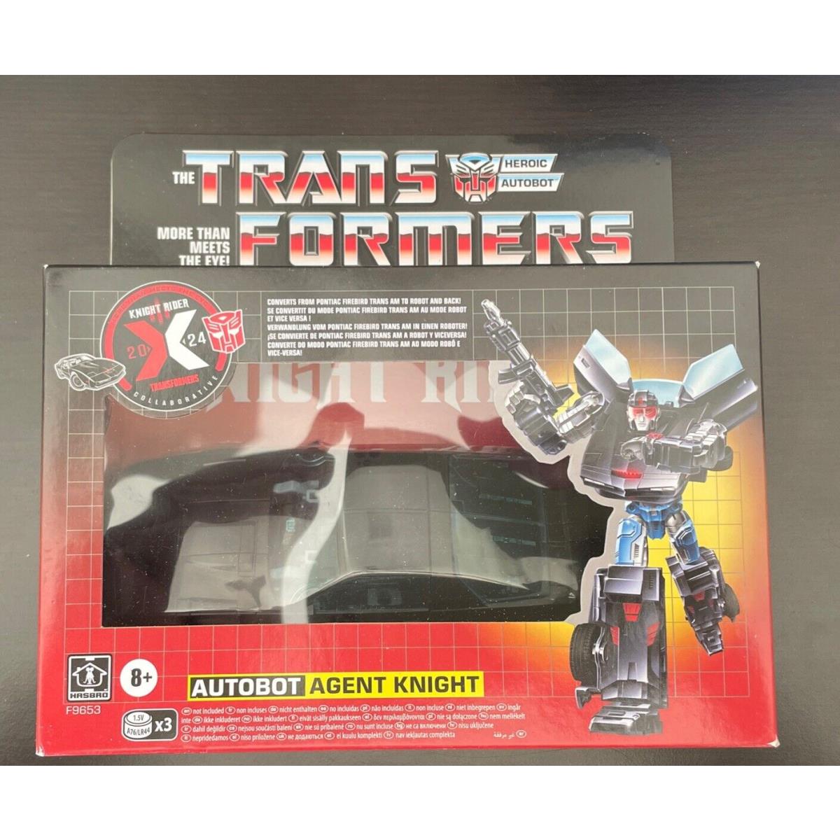 Transformers x Knight Rider - Agent Knight Kitt Pontiac Firebird Trans Am