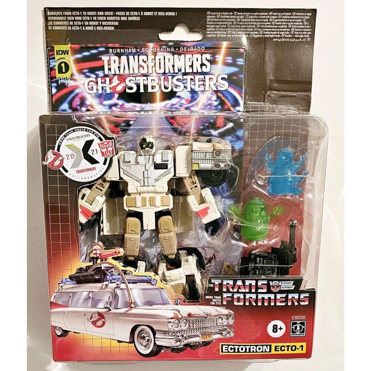 2021 Transformers x Ghostbusters Ectotron ECTO-1 with Comic