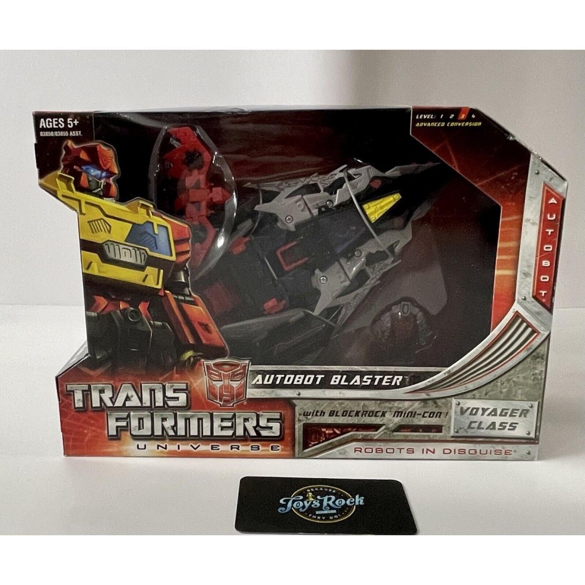 Blaster Blockrock Transformers Universe Classics 2.0 Usa 2008 Hasbro G1